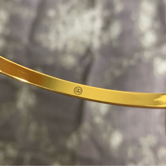 Enameled Hinged Cuff Bracelet - Picture 8 of 9